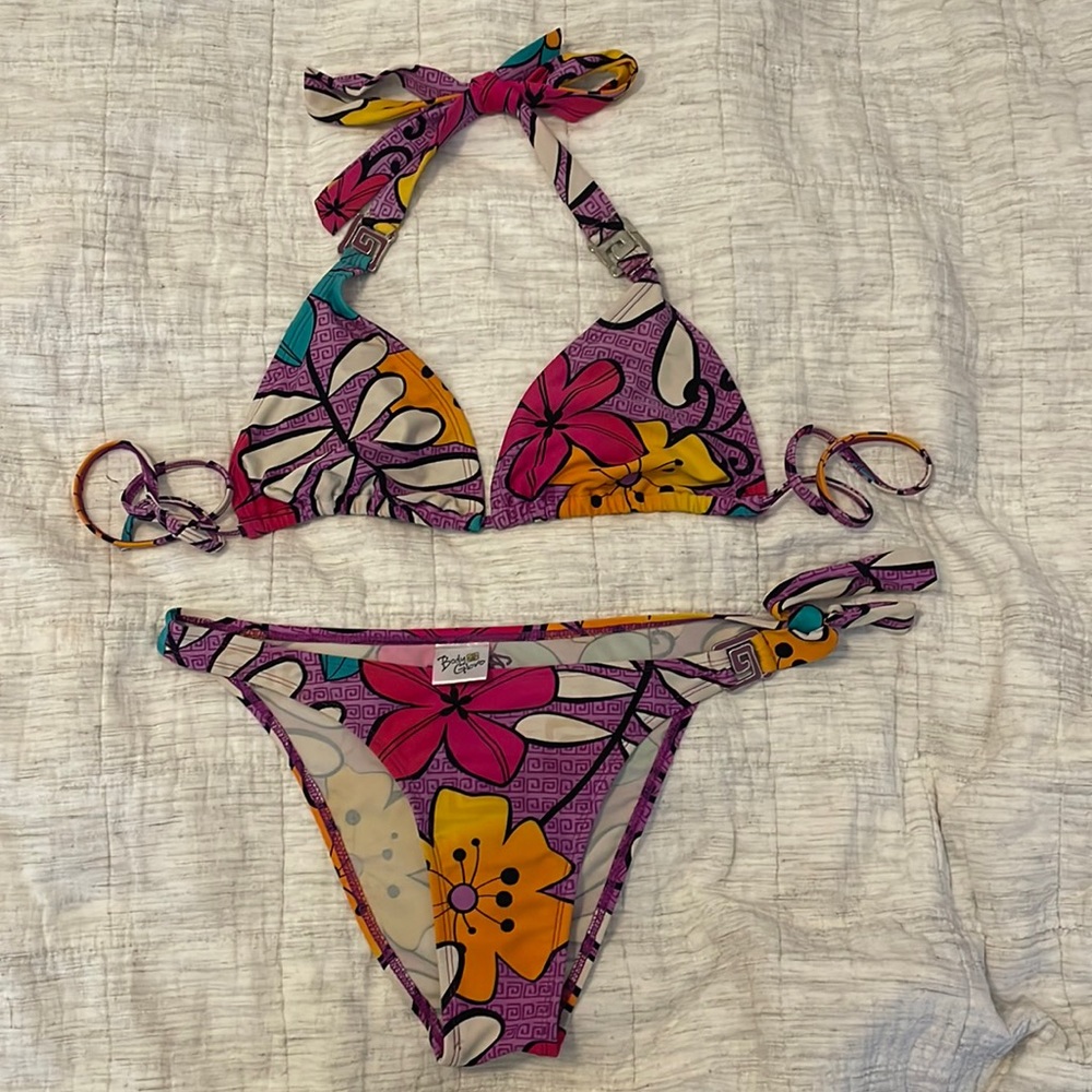 Body Glove Purple Floral Bikini